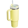 Термокружка Stanley Quencher H2,0 0,88 л (10-11912-086), желтая, с трубочкой