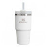 Термокружка Stanley Quencher H2,0 0,68 л с трубочкой, белая 10-08481-007